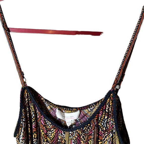 Two by vince camuto. Pink and gold sundress pretty with side pockets Adj straps - Picture 7 of 7